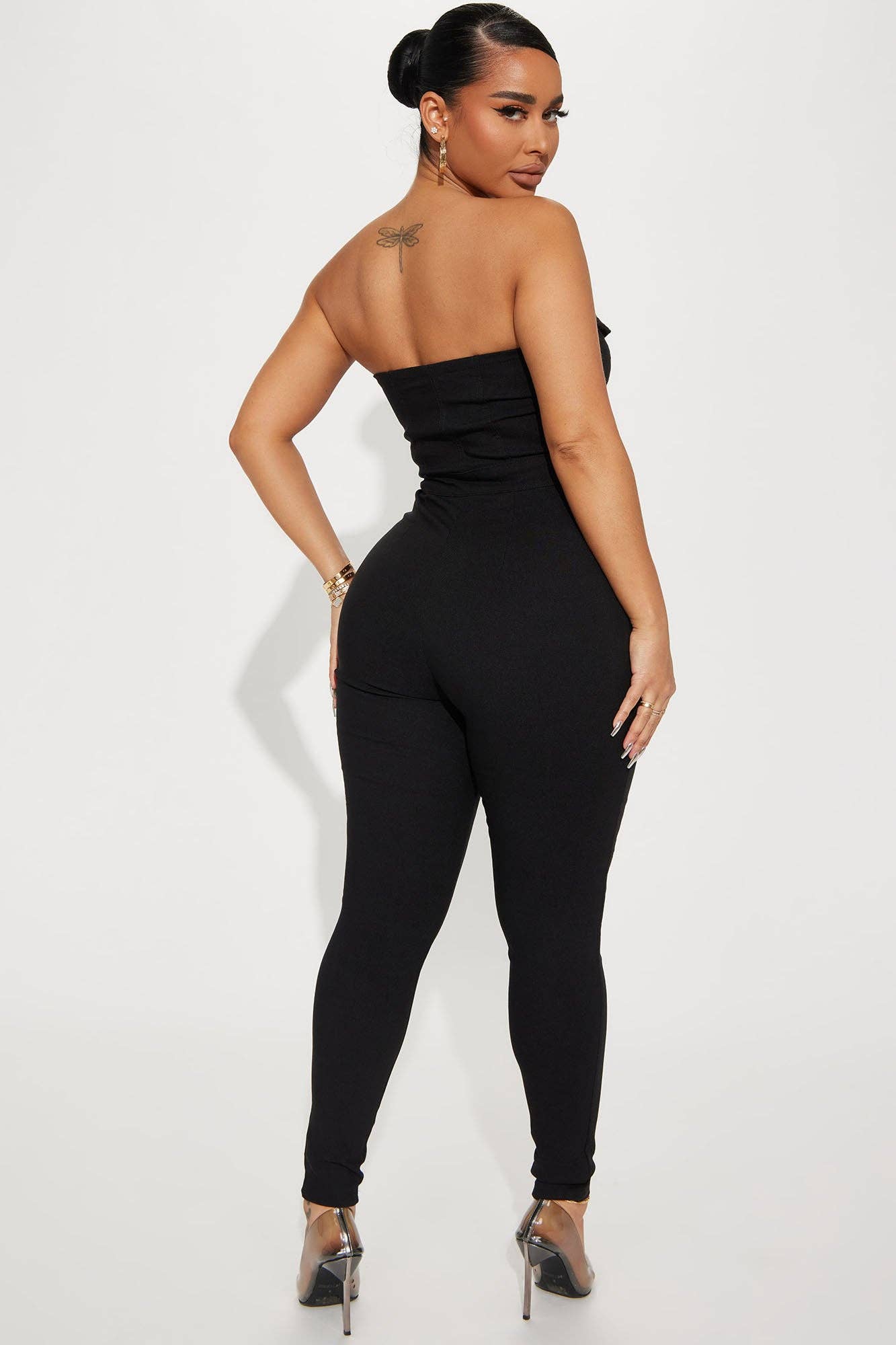 5besties inc - Wholesale Jumpsuit - Women's - STRAPLESS BUTTON DOWN JUMPSUIT6