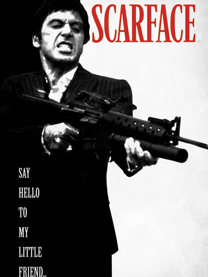 Scarface Poster Al Pacino Say Hello To My Little Friend für den Großhandel von Close Up GmbH