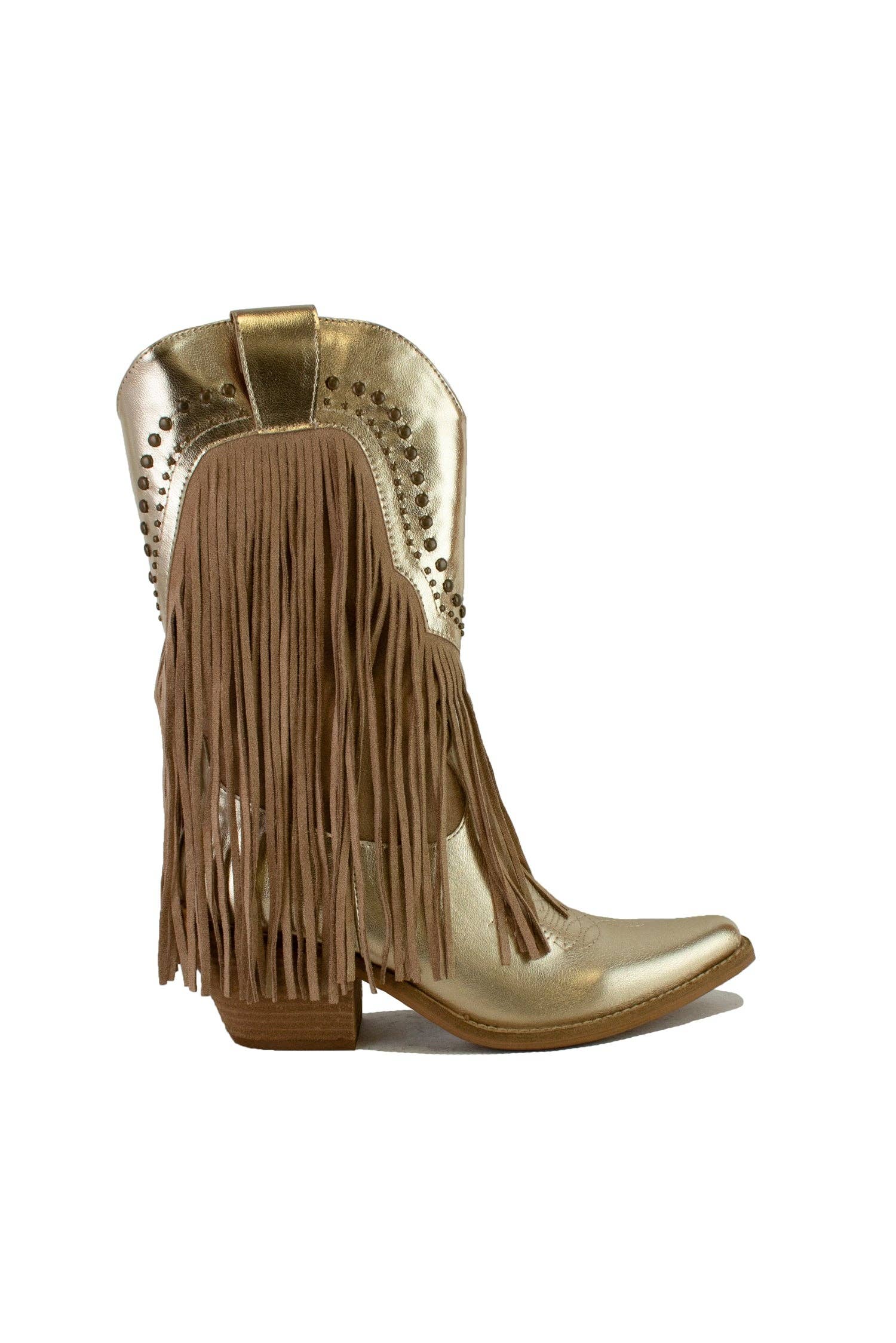BEAST FASHION - Wholesale Cowboy Boots - Women's - ADELA-38 Fringe Western Boots4