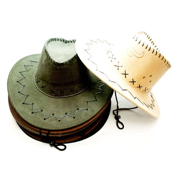 HALLEE - Wholesale Cowboy Hat - Women's - Fashionable Cowboy Hats In Bulk - Assorted1