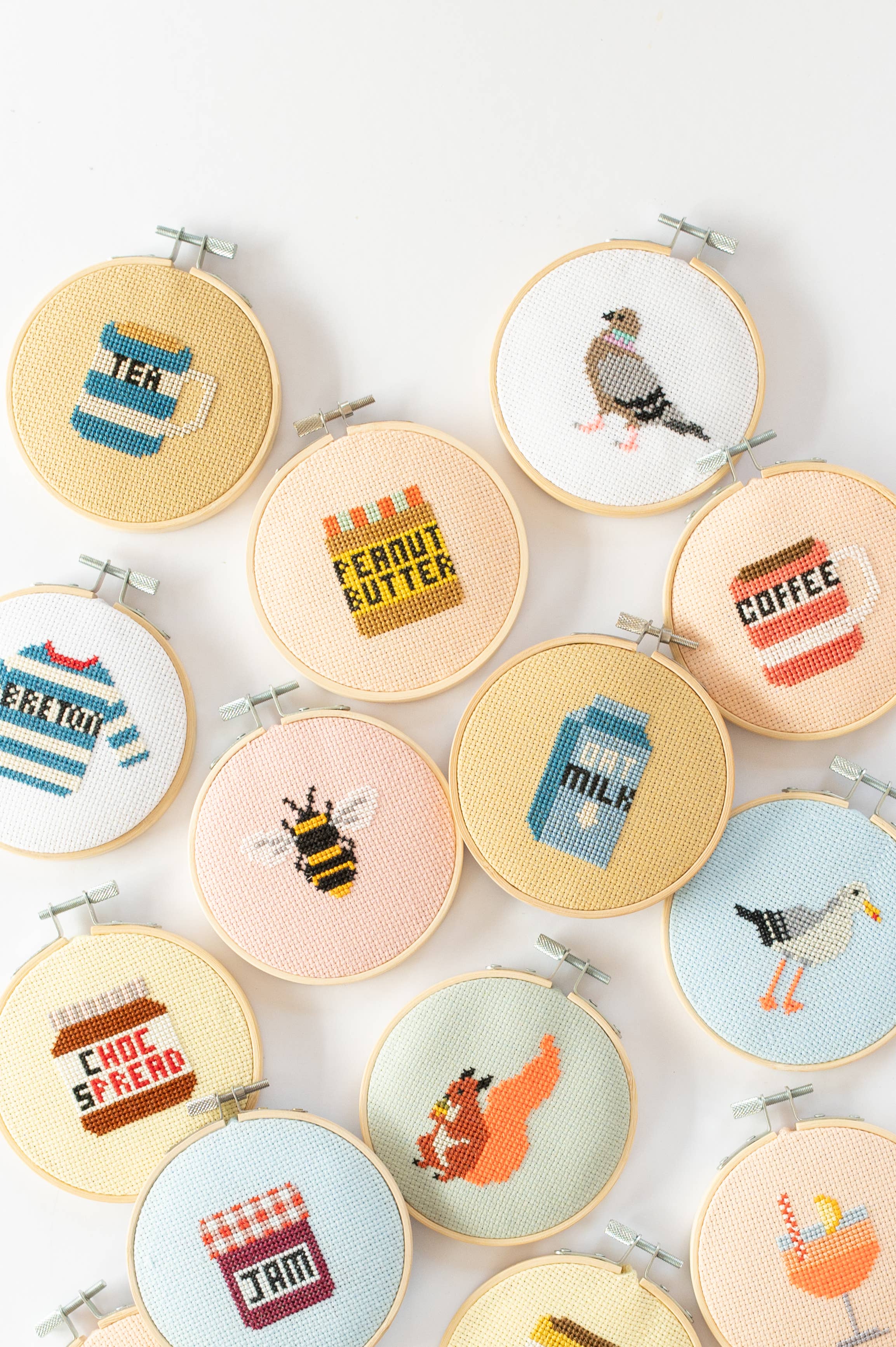 Cotton Clara Craft Kits & Supplies - Wholesale Craft Sewing Kit - Beginner Bumble Bee Cross Stitch Kit12