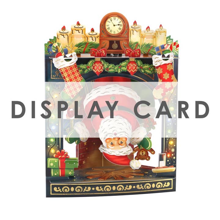 XSC232-Display - Display Swing Cards - Father Christmas for wholesale by Santoro London
