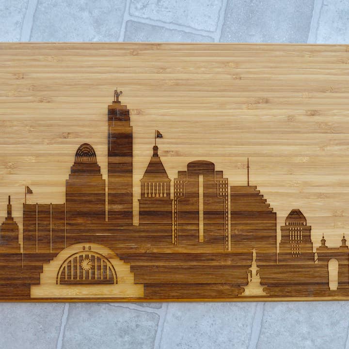 City Skyline (GROOT- HORIZONTAAL) voor wholesale door Wilkerson Handmade
