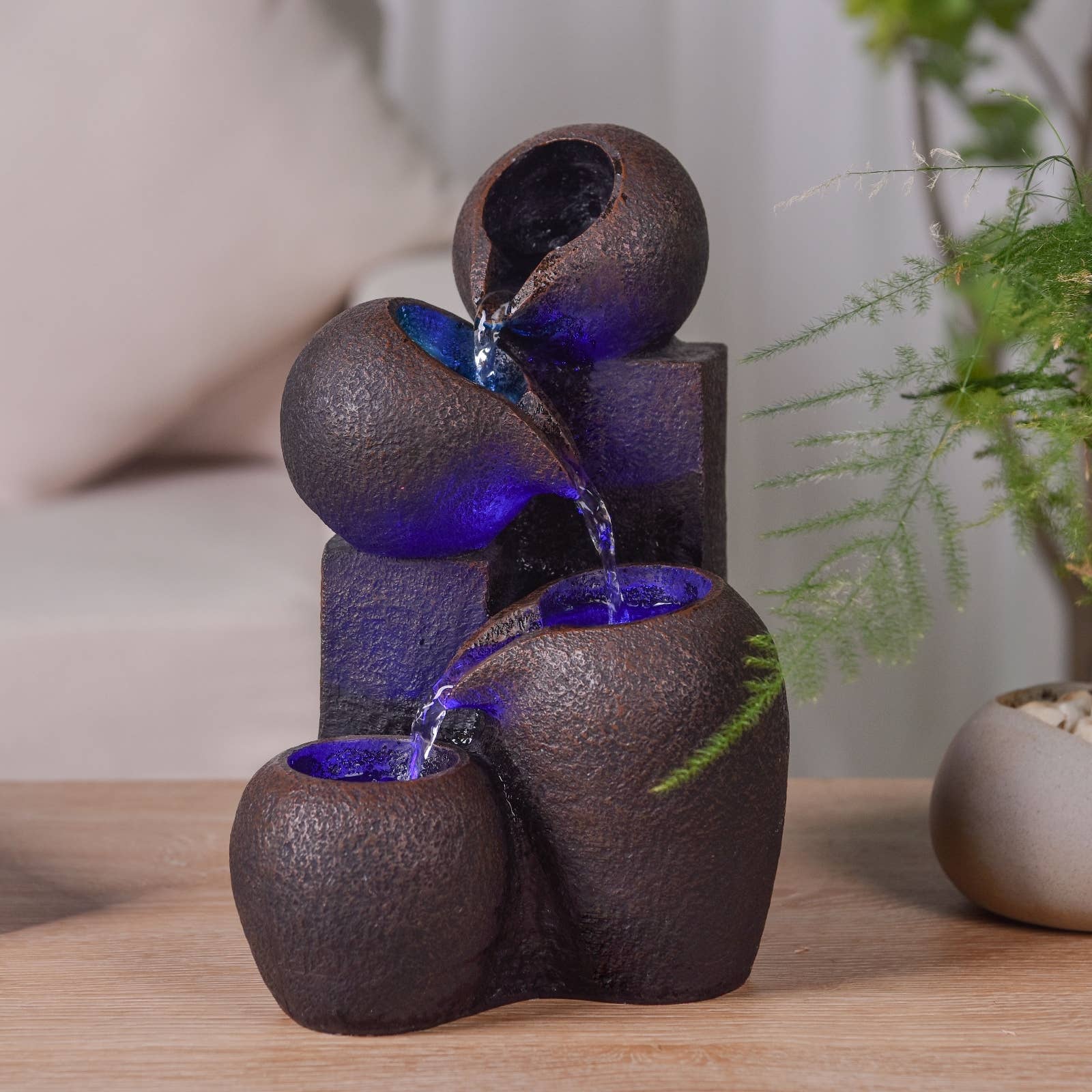 Zen'Arôme – wholesale Dekorativt bordsobjekt – Luba Zen inomhusfontän - Zen och avkopplande atmosfär10