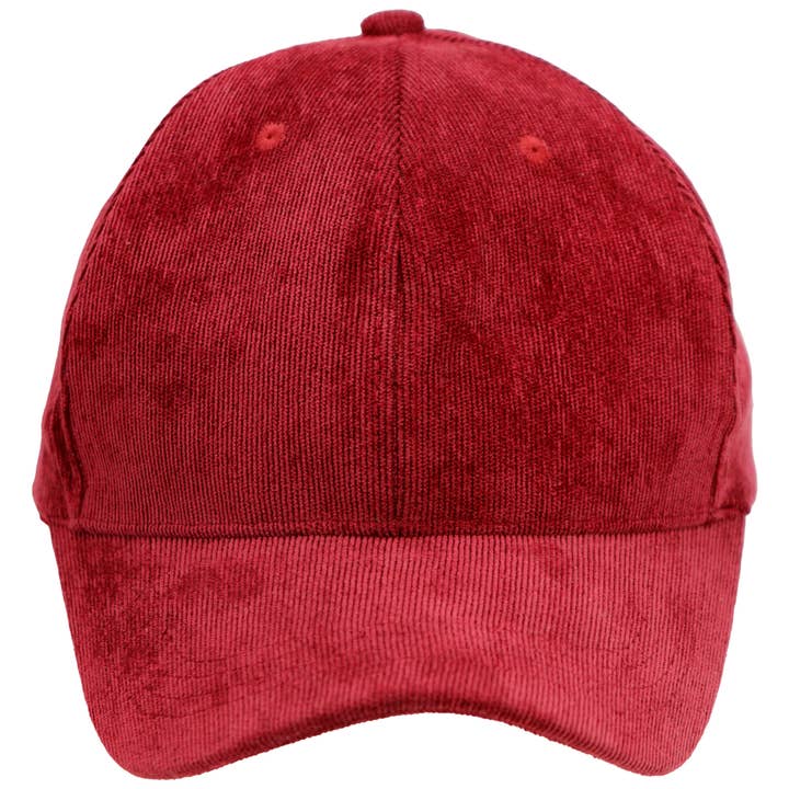 Cap Zone – Großhandel Basecap – Damen – Baseballkappe aus Cord-Baumwolle mit Klettverschluss hinten15