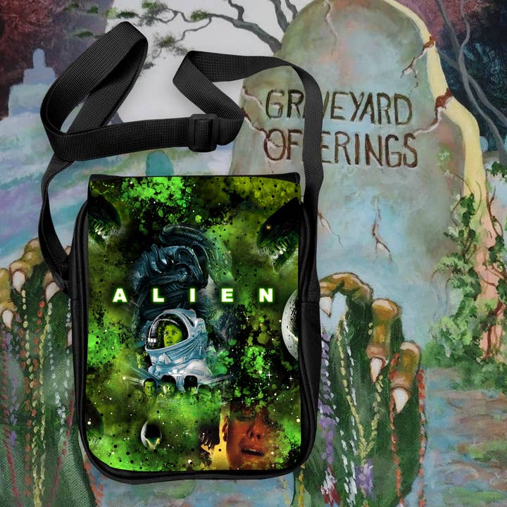 Alien Crossbody for wholesale by Graveyard Offerings