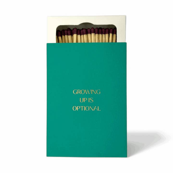 Att bli vuxen är valfritt för wholesale av The Matchbox Maker Ltd