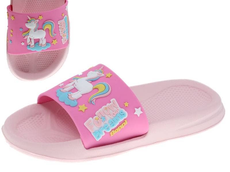 BeShoes Distribuição – Großhandel Hausschuhe – Kinder – Beppi-2205871RS24 für Kinder mit elastischem Gummiband, rosa0