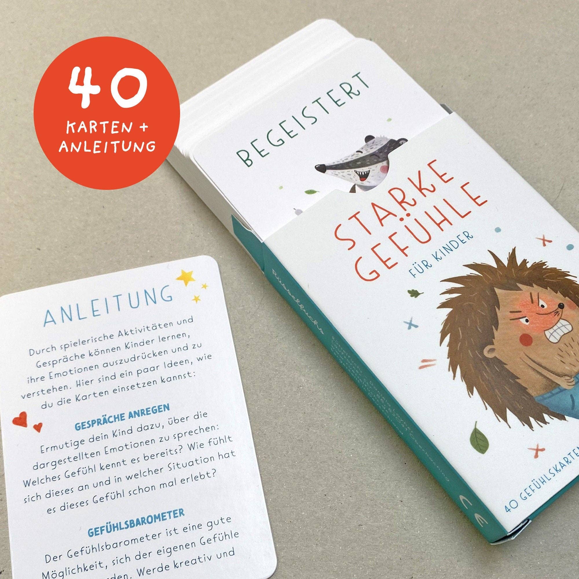 Rüsselfuchs - Wholesale Learning Cards - Kids & Baby - Emotion Cards for Children "Strong Feelings"2