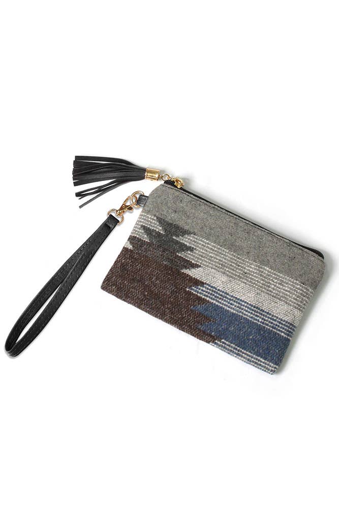 Hana – wholesale Wristlet – Western Print Pouch Bag with Wristlet2