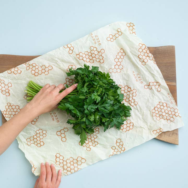 Bee's Wrap - Wholesale Food Storage Wrap/Bag - Large Wrap - Honeycomb Print10