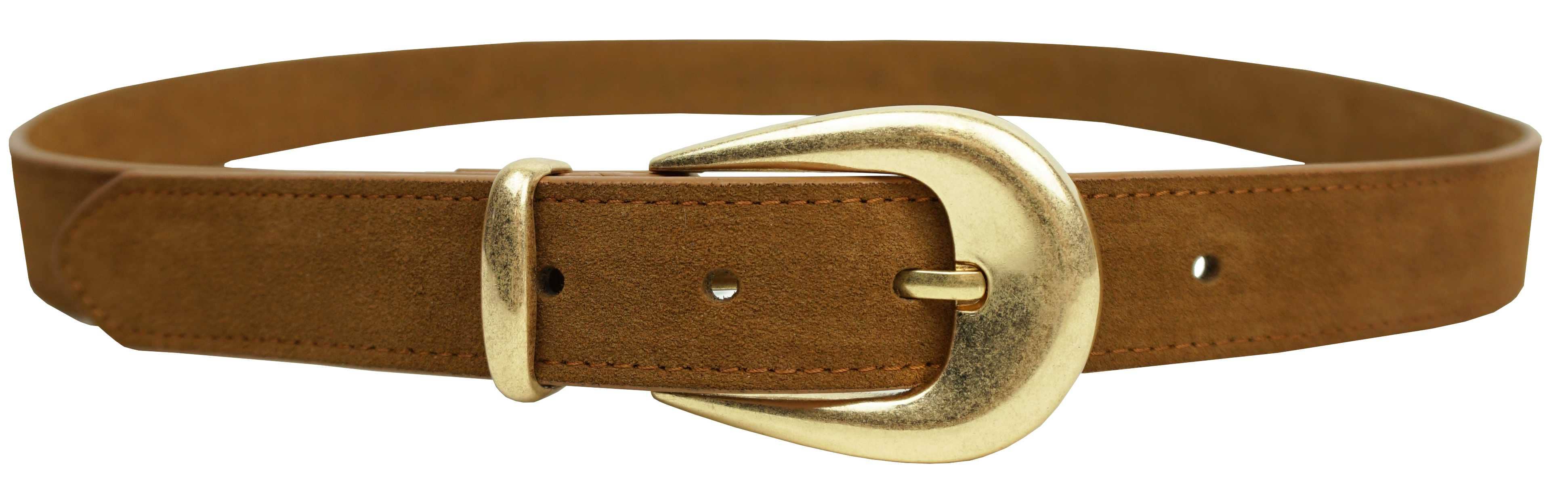 Anais - Wholesale Belt - Women's - Leather belt with gold buckle CT39594