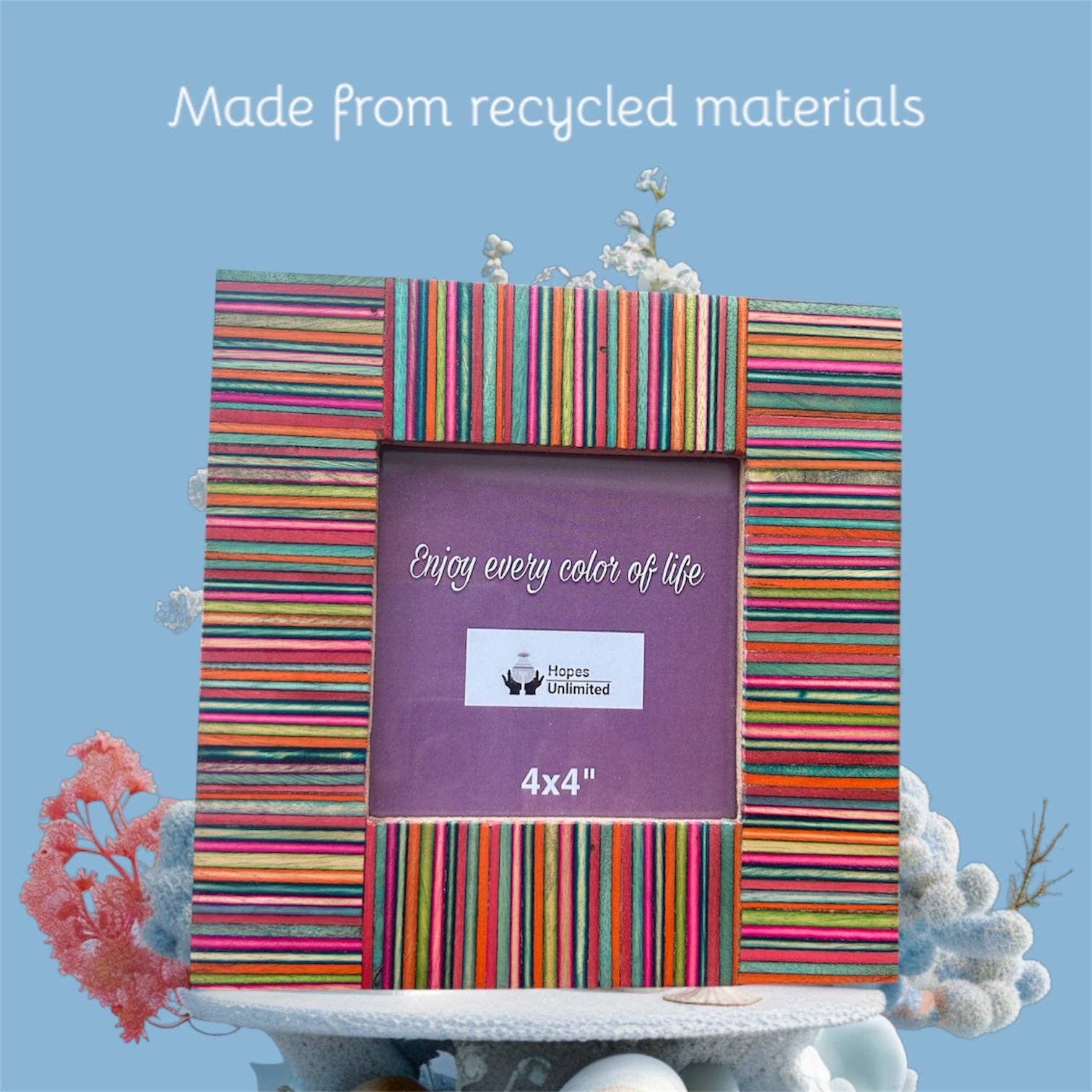 Hopes Unlimited - Wholesale Picture Frame - Frame Wood Stripes1