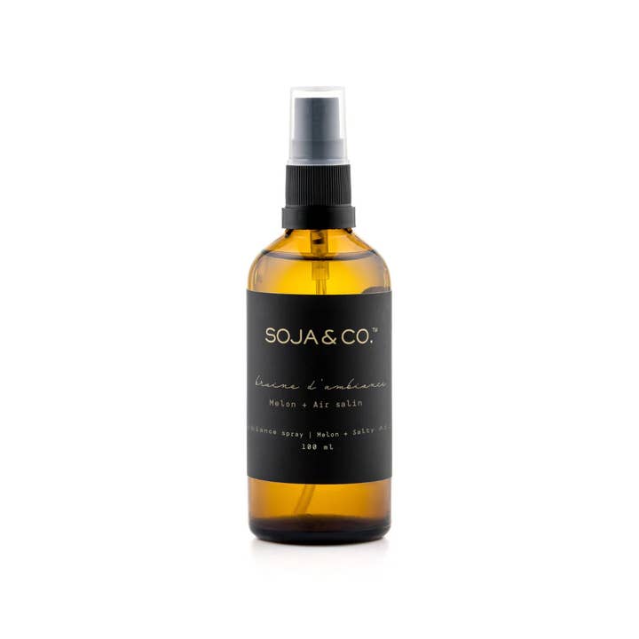 SOJA&CO.® - Wholesale Room & Linen Spray - Ambiance Spray | Melon + Salty Air
