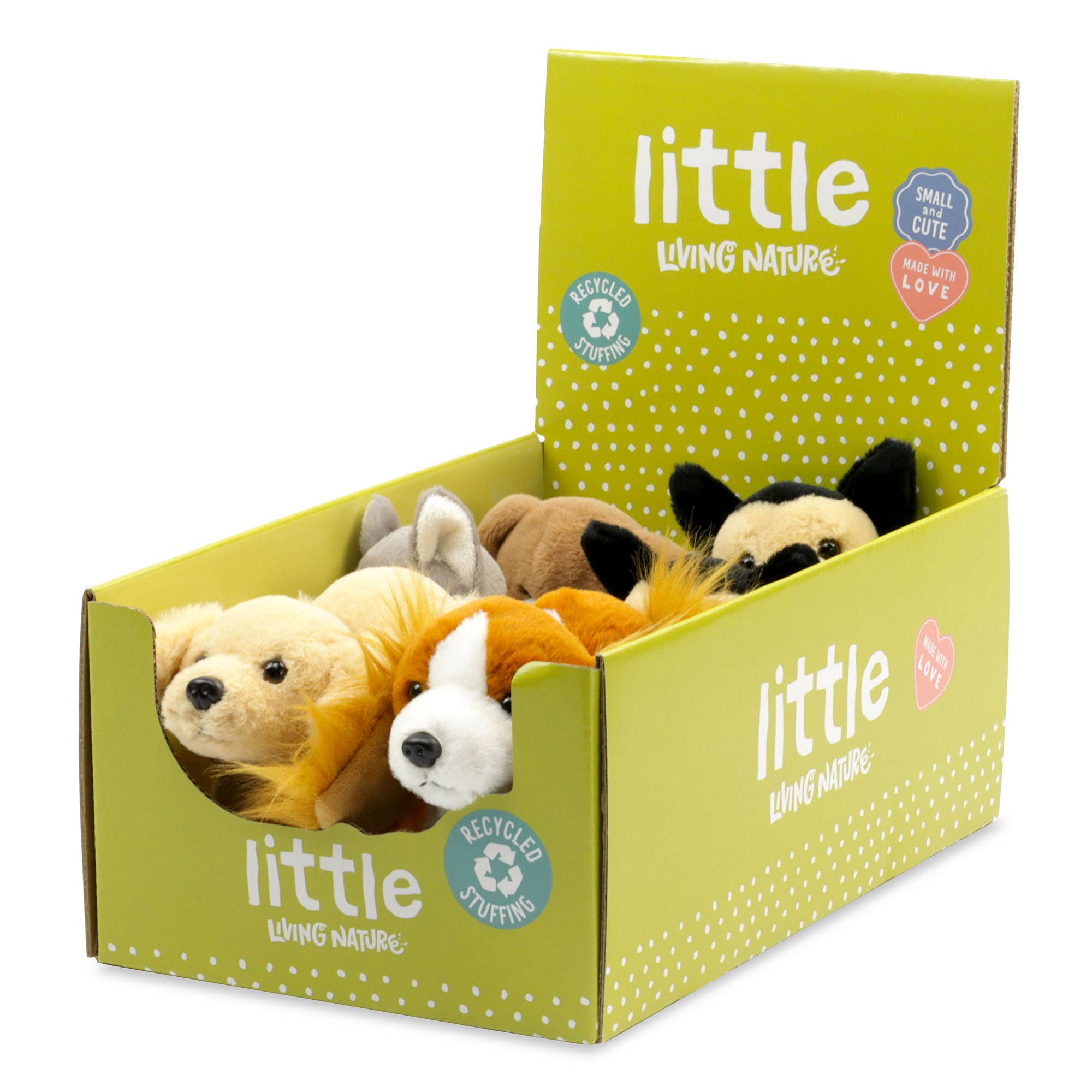 Keycraft - Vente Peluche – enfant et bébé - Petite collection de peluches chiens Nature Vivante1