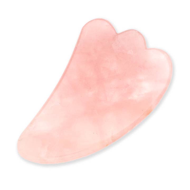 Ferramenta de massagem de cristal Gua Sha | Quartzo rosa por atacado de Hiouchi Jewels | Rose & Bolt Grateful Dead Jewelry