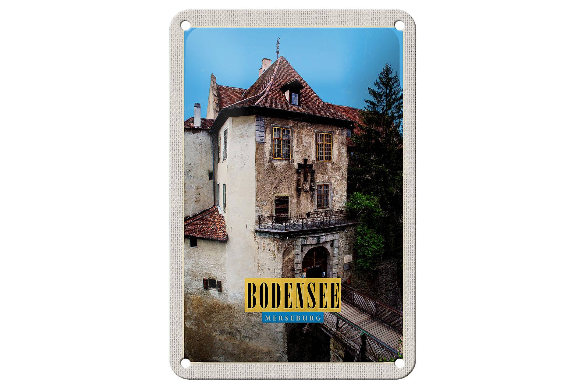 Femer - Wholesale Sign - Tin sign 12x18cm Bodensee Germany Merseburg0