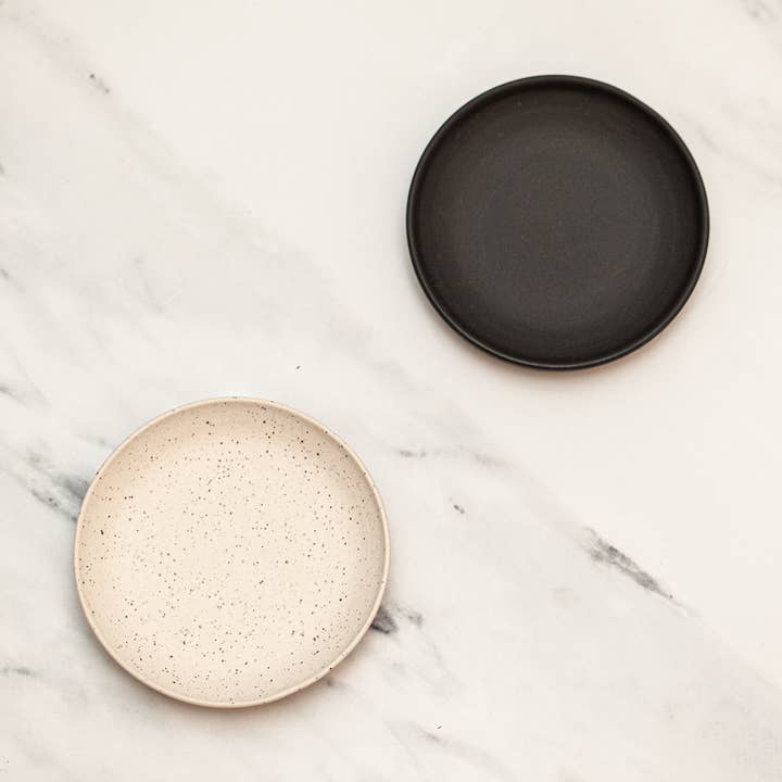 Ceramic Ring Dishes, Naked Clay Minimalist Texture Decor for wholesale by Melike Carr