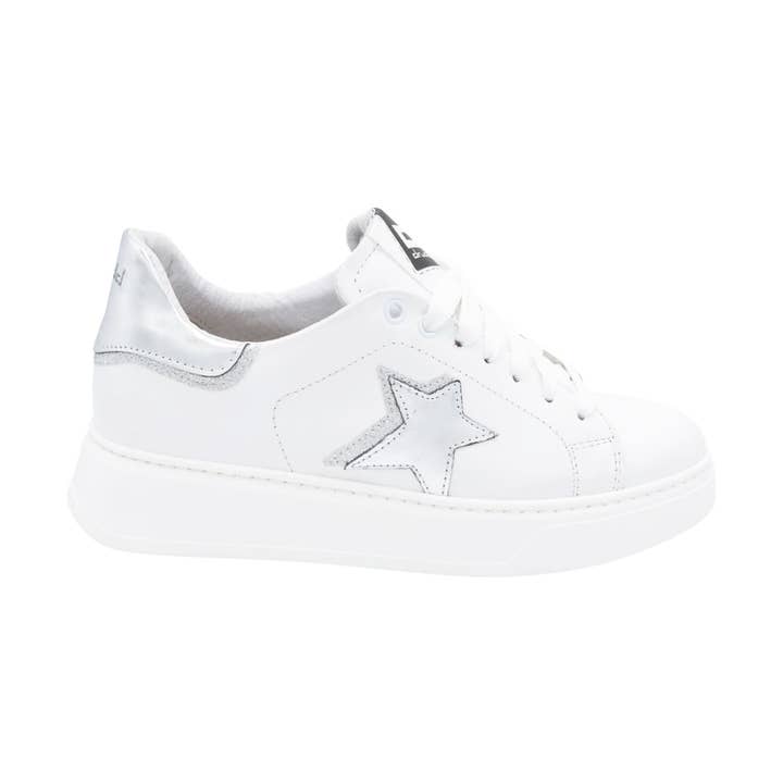 D-STAR White - Zapatillas básicas plateadas - Drudd Italia para venta al por mayor de Drudd