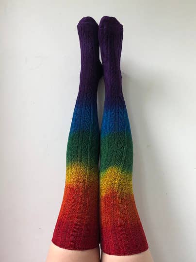 Regenbogen-Socken für den Großhandel von Peony and Moss