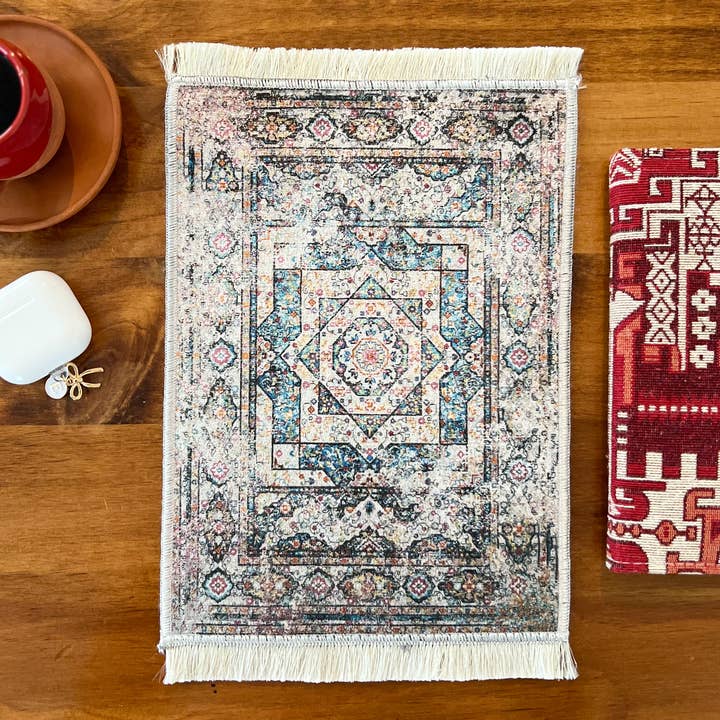 Miniatuur tapijt, kleine Turkse loper voor wholesale door Umays Boho