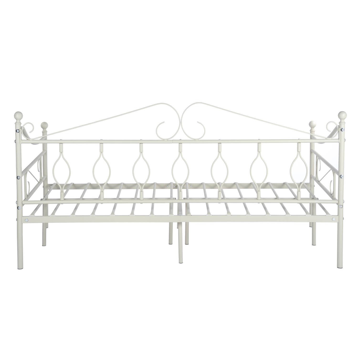 HOMYCASA DESIGN INC - Wholesale Bed - Twin Daybed Metal Platform Bed Frame SofaBed with Metal Slat19