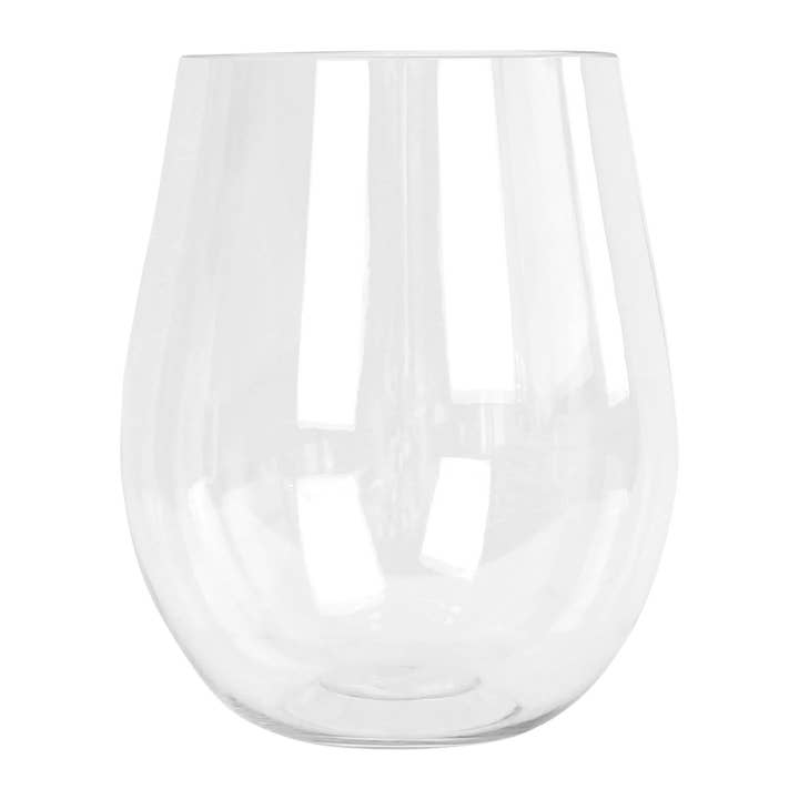 600ml Reusable Plastic Stemless Wine Glass - By Argon Tableware for wholesale by Rinkit Ltd