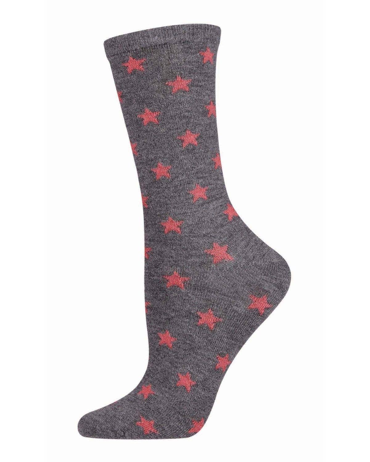 Infinity Classics International Inc. – Großhandel Socken – Damen – meMoI Damen Fallen Stars Cashmere-Mix Crew-Socken4