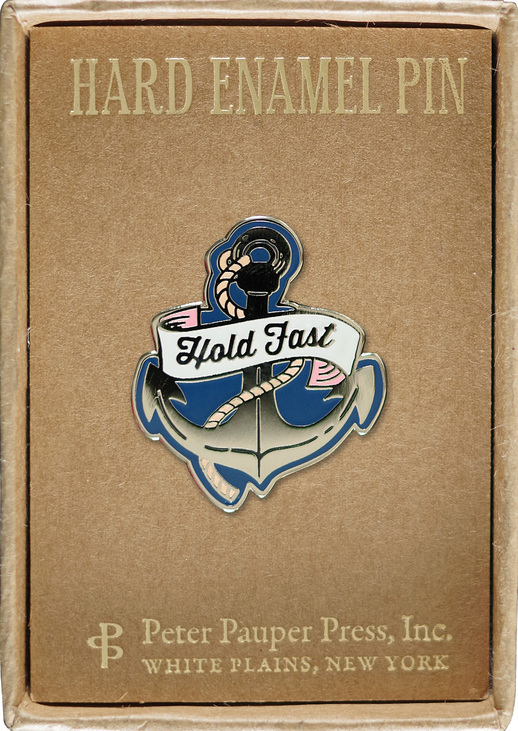 Peter Pauper Press - Wholesale Lapel Pin/Button - Hold Fast Enamel Pin1