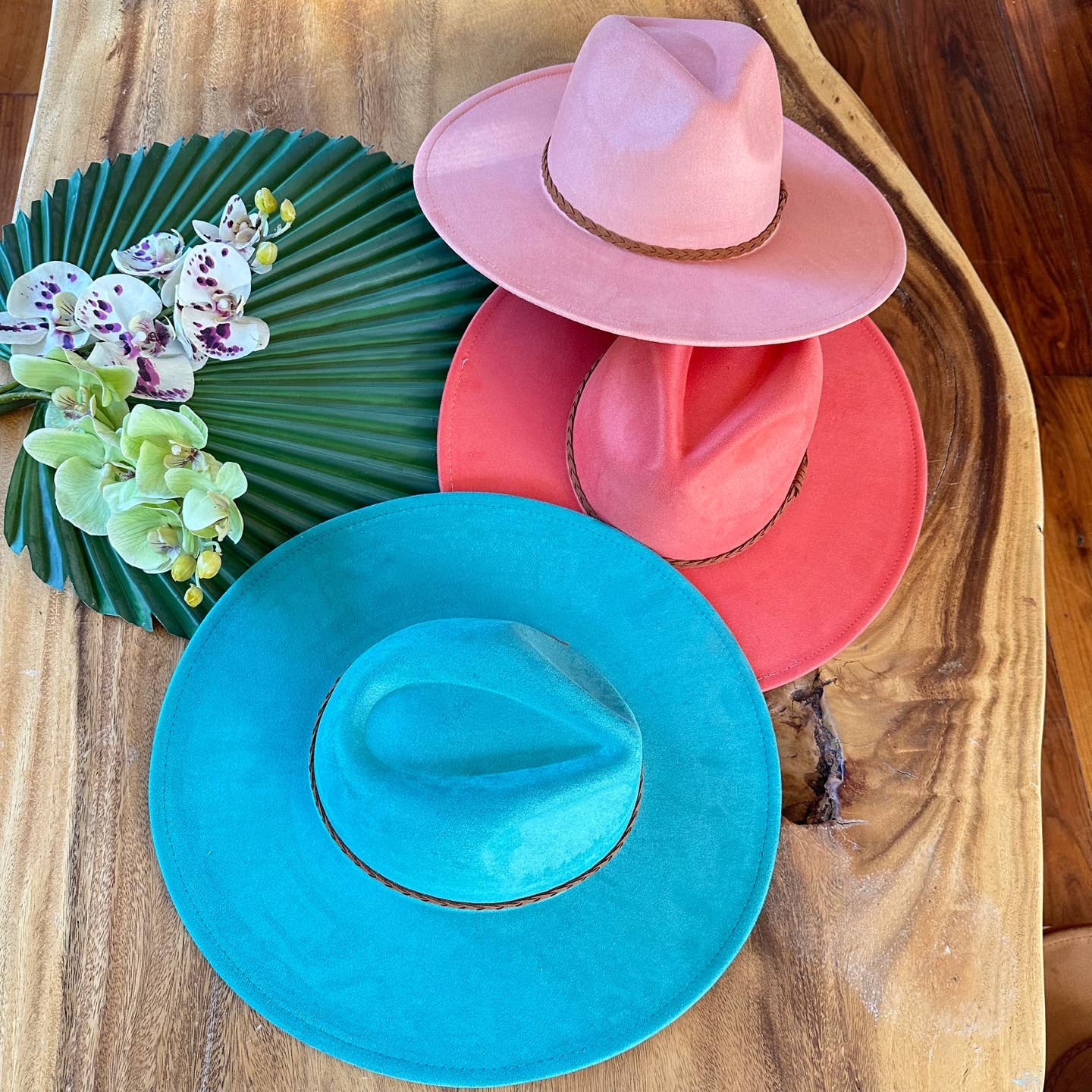 Queens INC - Wholesale Fedora - Women's - Best seller Fashion Classic Wide Brim Suede Primium  Hat Wid27