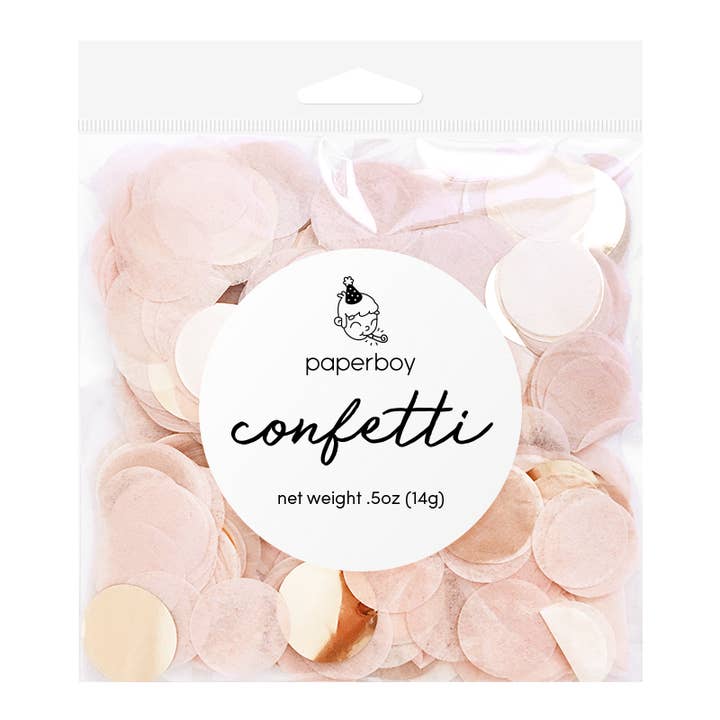 Paperboy – wholesale Confetti – Confetti - Blush & Rose Gold