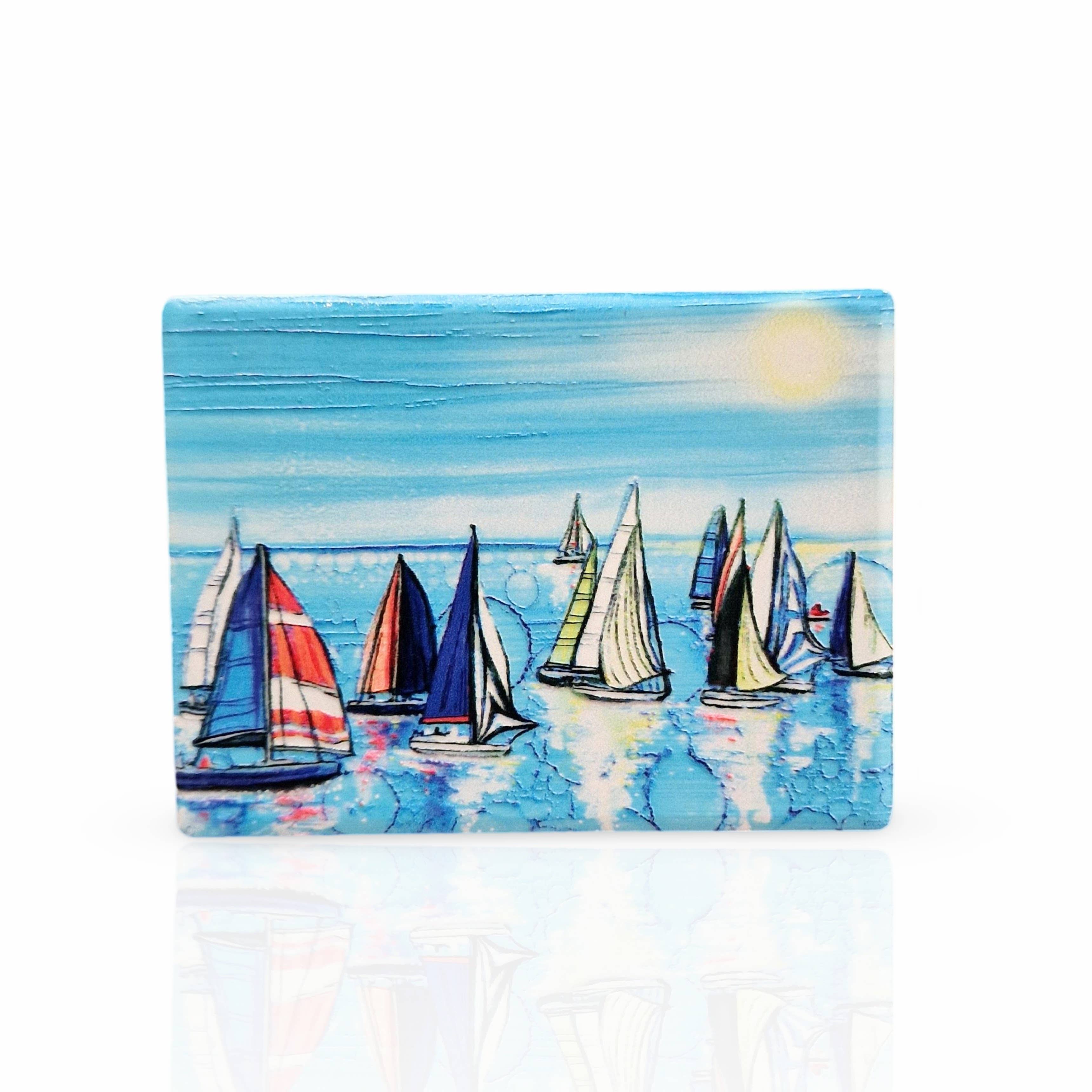 By Jo Crafts - Wholesale Magnet - 83-MG Nautical Regatta Magnet 10