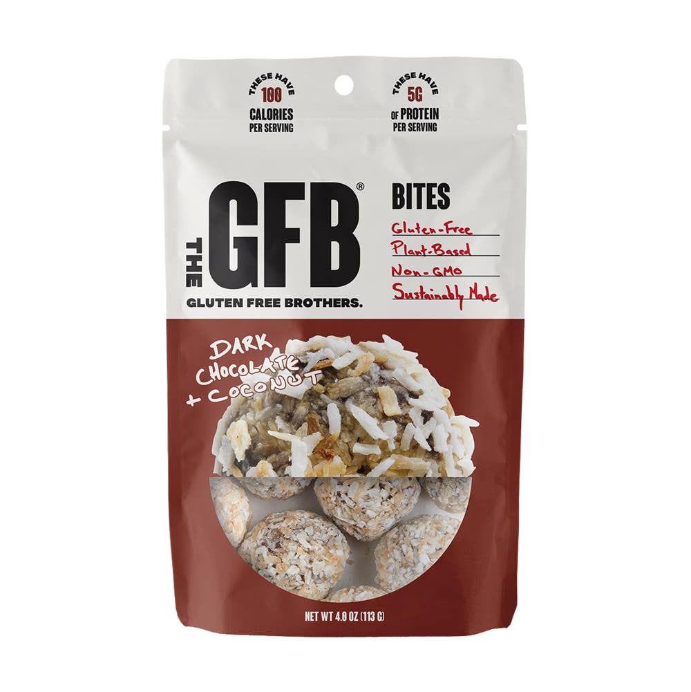 The GFB - Wholesale Snack bar - The GFB: Dark Chocolate Coconut Gluten Free Protein Bites6