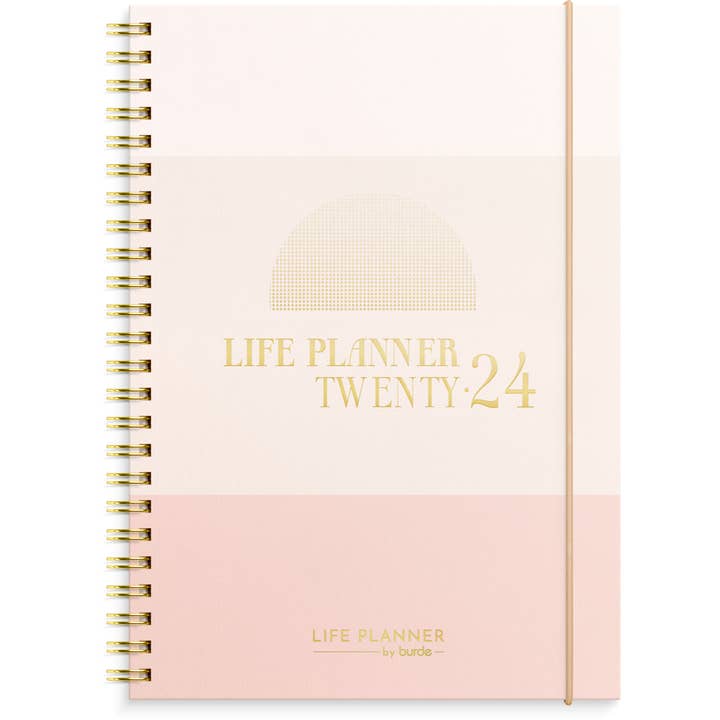 Burde Publishing AB – Engroshandel Planner – Kalender 2024 Life Planner Pink Vandret