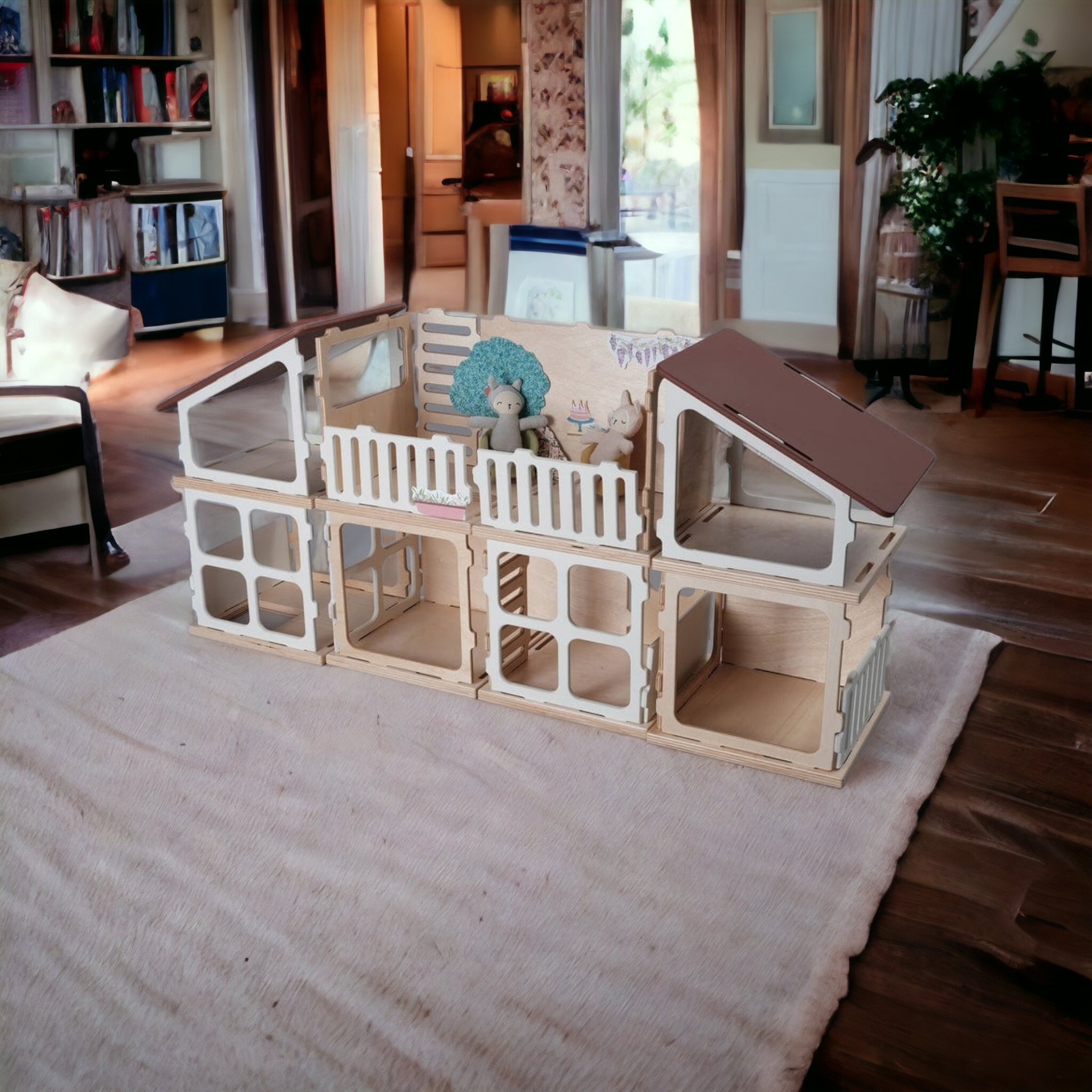 Growing Little Folks - Wholesale Doll Accessory Kit - Kids - Fabelab Build - Add-on Villa1