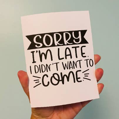 Jewels For Hope - Wholesale Birthday Card - Funny Card for Antisocial People. Late Birthday Card, Gag