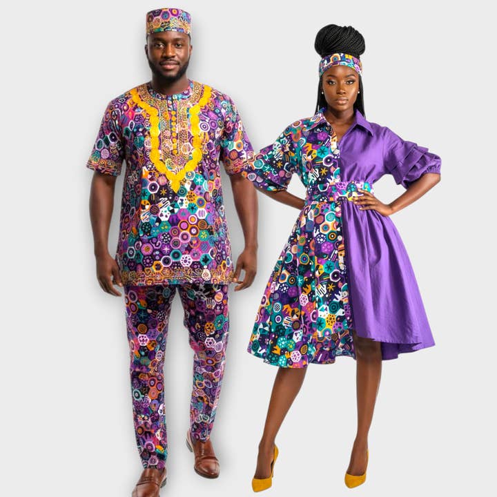 His & Her / Couples Matching Sets-Purple and other Purchase Wholesale polo shirts with embroidery. Free Returns & Net 60 Terms on Faire trending on Faire.