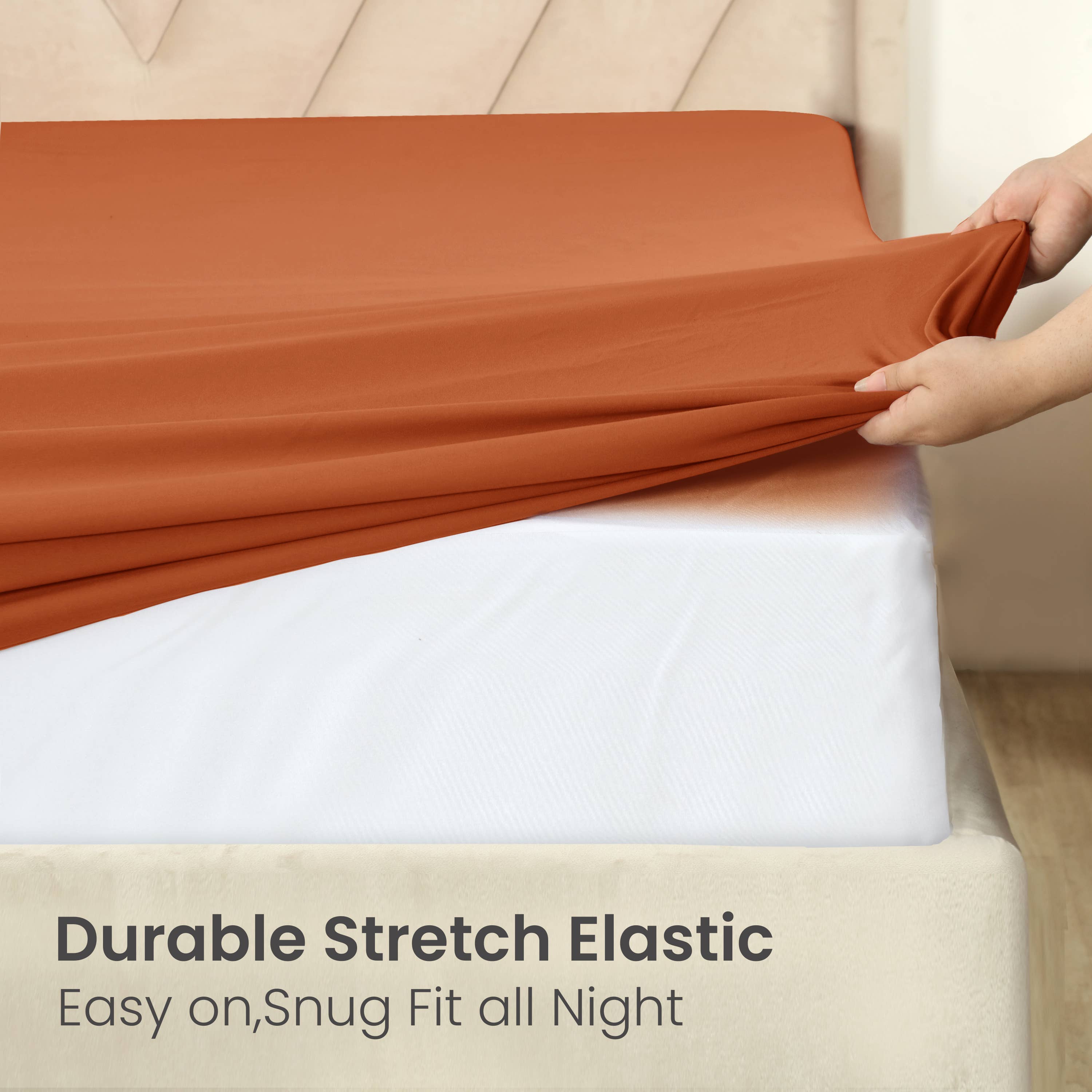 Cottonpassion_US - Vente Draps-housses - Draps-housses en microfibre douce avec bonnets extra profonds jusqu'à 40,6 cm30