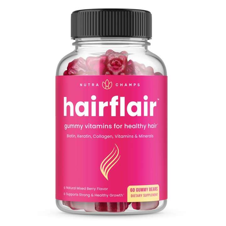 HairFlair Gummies - Santé des cheveux pour la vente par NutraChamps
