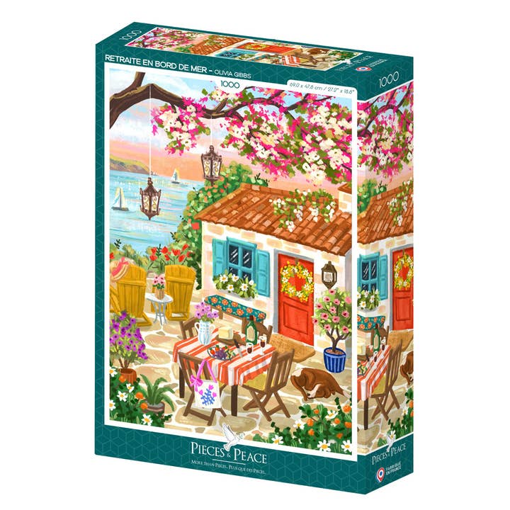 1000 Piece Puzzle - Seaside Retreat for wholesale by Pieces & Peace