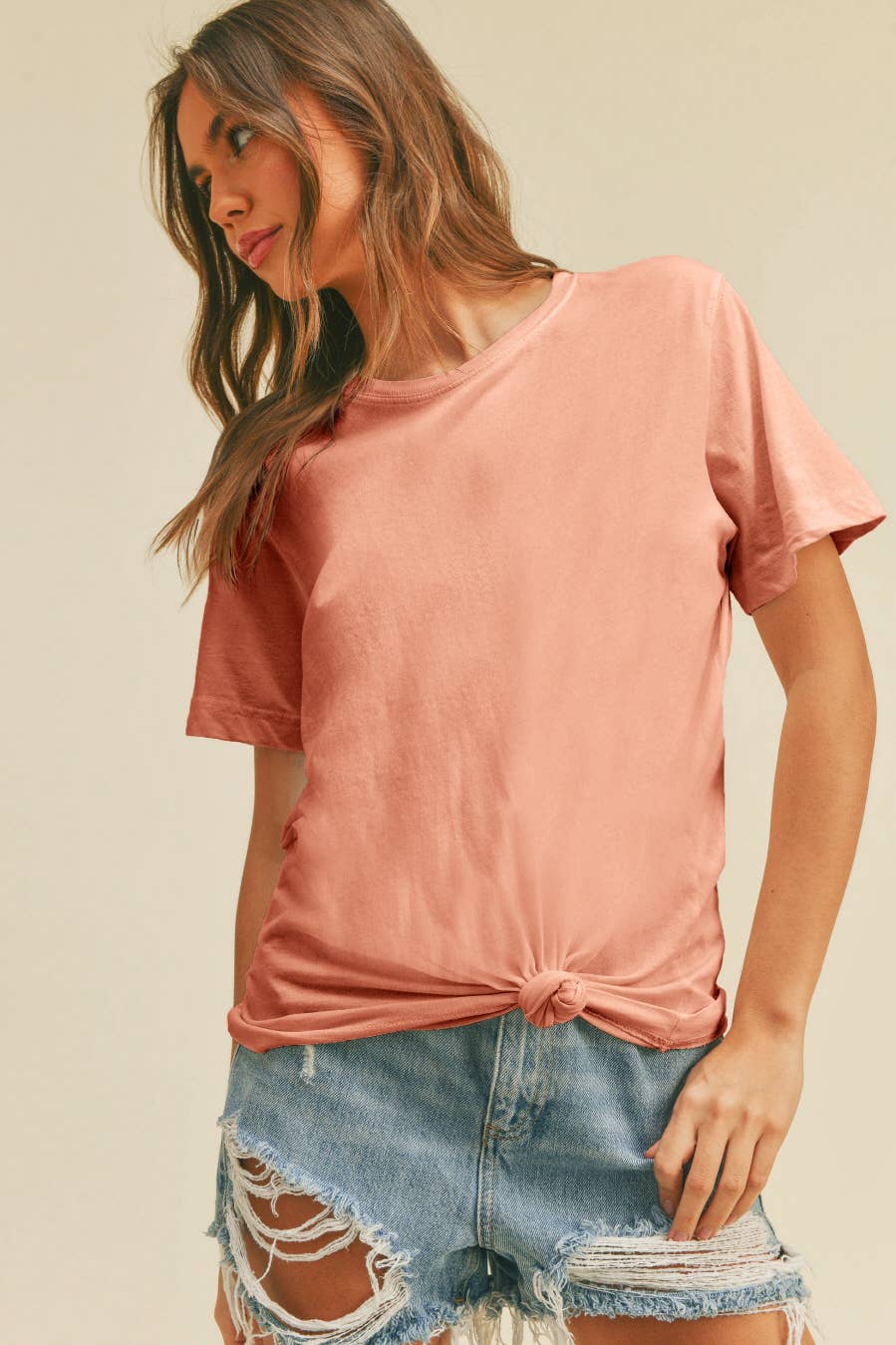 Honestee – wholesale T-shirt (utan tryck) – Dam – Klassisk kortärmad t-shirt utan tryck11