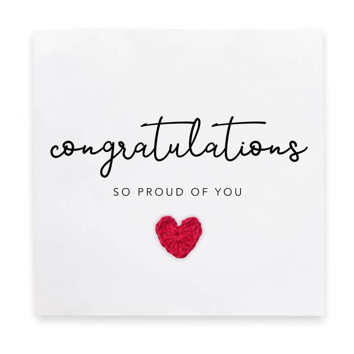 Congratulations On Your New Job Card, so proud of you card for wholesale by Fifi's Handcrafted