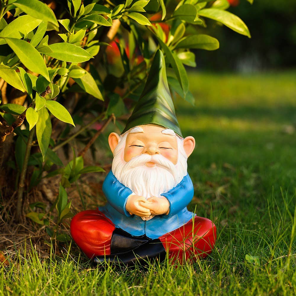 Liffy - Wholesale Tuinkabouter - Meditatie Tuinkabouter Hars Beeldje Buiten Tuindecoratie7