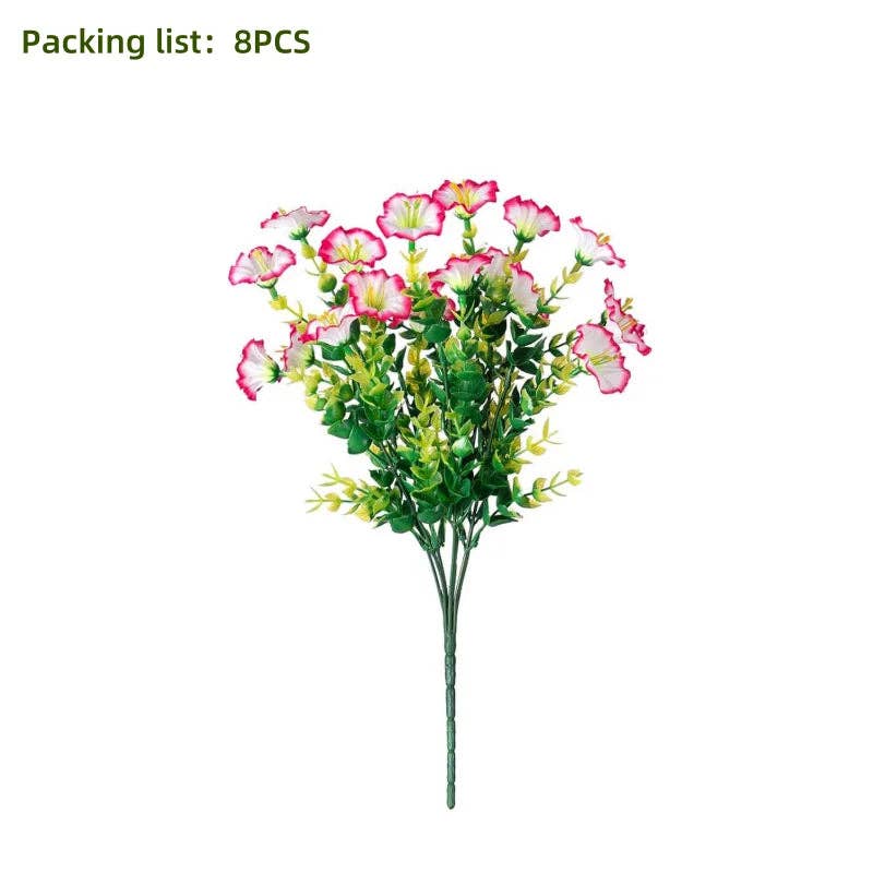 Kiyo Home – wholesale Konstgjorda blommor – Konstgjorda UV-blommor 8-delars set | Blomdekoration | Heminredning1