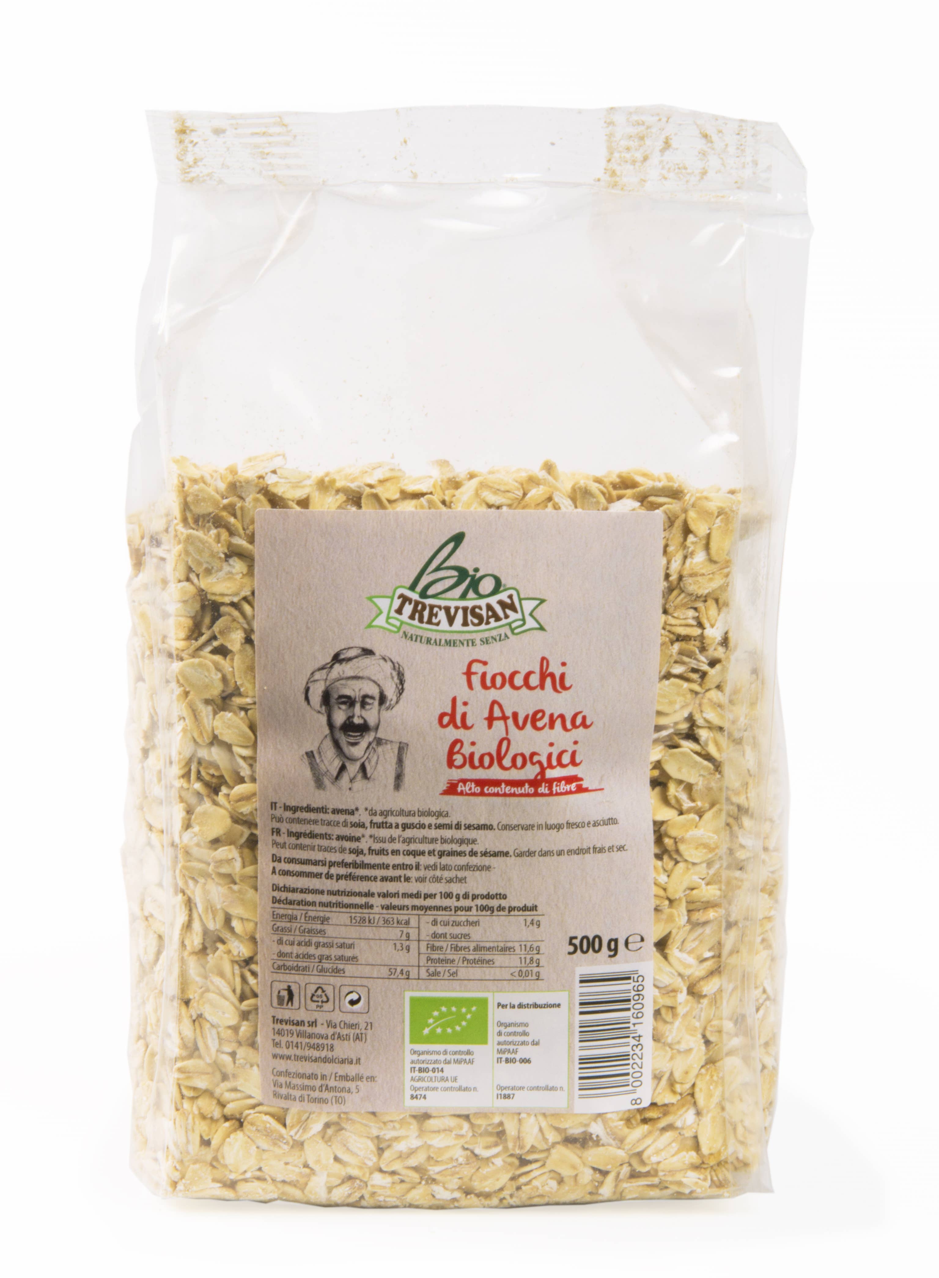 Trevisan - Wholesale Breakfast Cereal - BIO Oat Flakes0