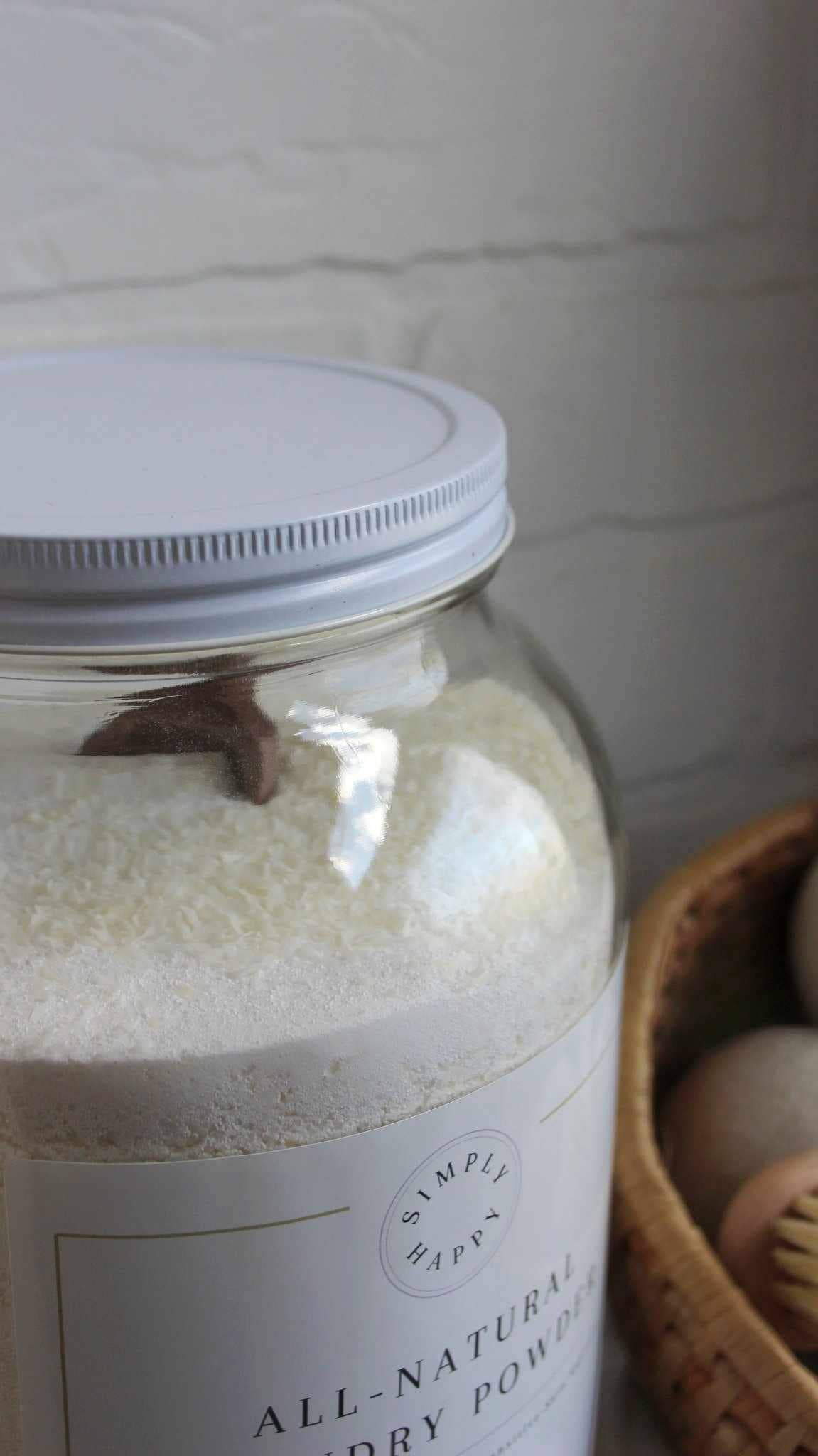 Simply Happy - Wholesale Laundry Detergent Powder/Pods - All-Natural Laundry Powder | Unscented + Hypoallergenic1