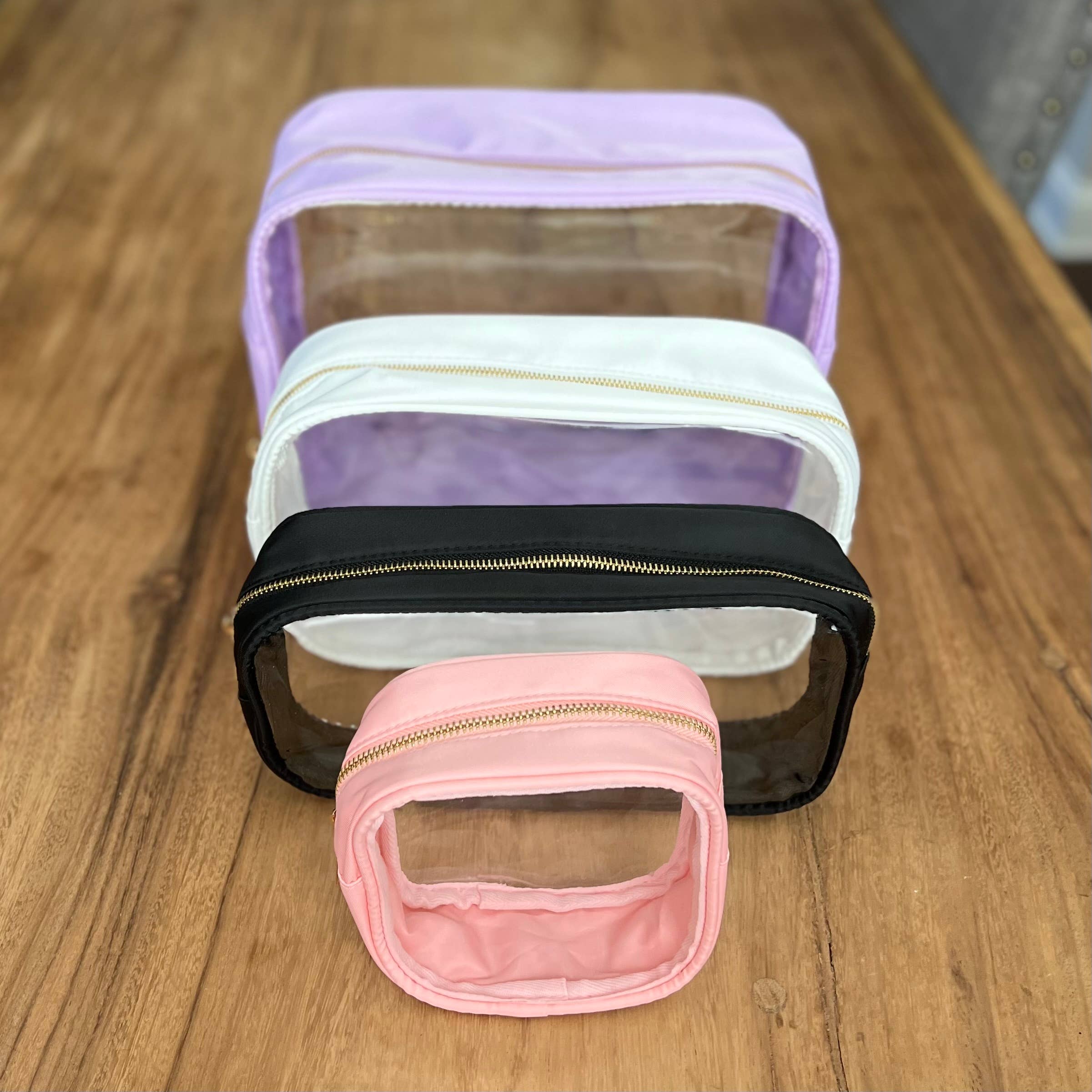 Palmy Pineapple - Wholesale Pouch - Women's - Small Nylon Bags Two Clear Sides for Letter Patches4