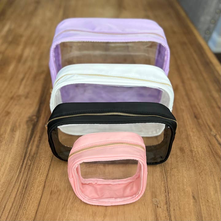 Palmy Pineapple - Vente Pochette – femme - Petits sacs en nylon à deux côtés transparents pour patchs à lettres4