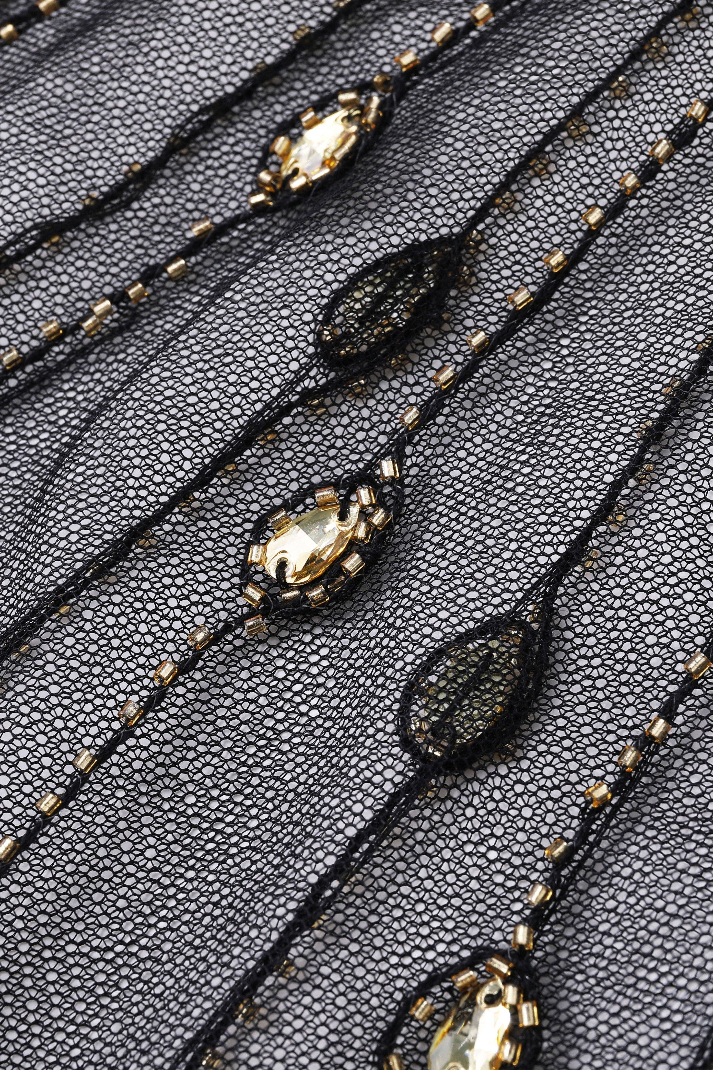 BABEYOND - Wholesale Wrap - Women's - Elegant Crystal Beaded Fringe Shawl1