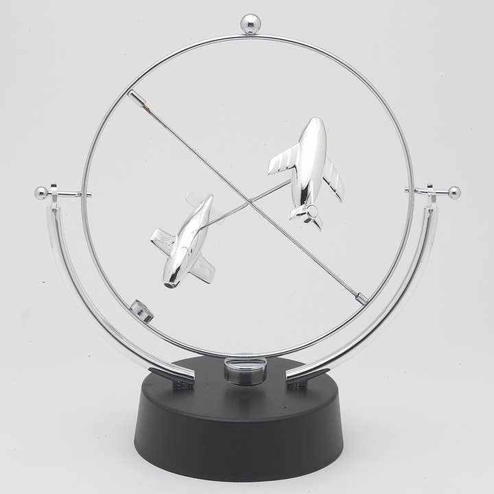 GI-566/36 Kinetic Mobile: Silver Fighter Jets for wholesale by Golden Island Int'l Inc.